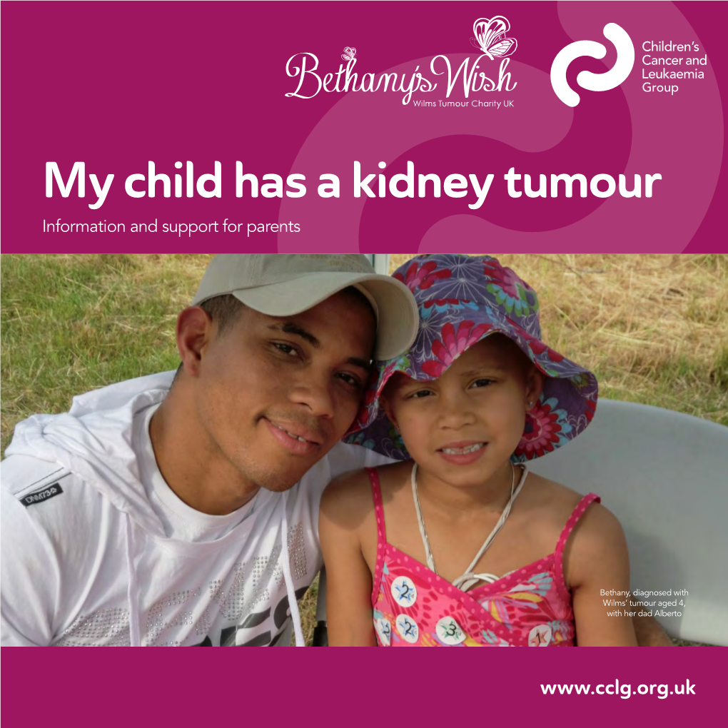 My Child Has a Kidney Tumour Information and Support for Parents