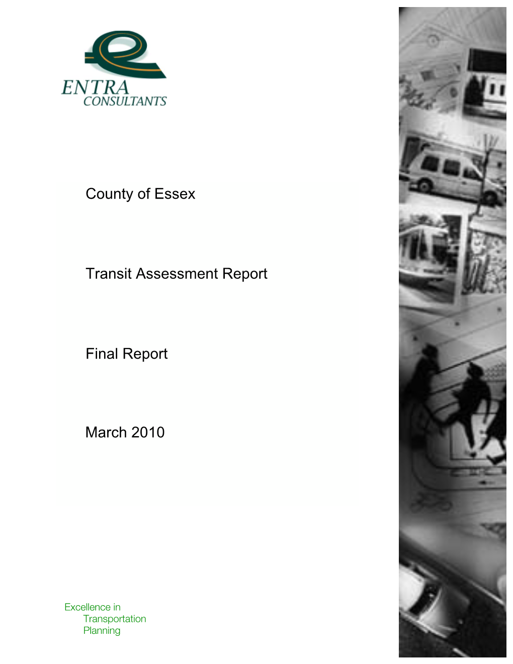 County of Essex Transit Assessment Report Final Report March 2010