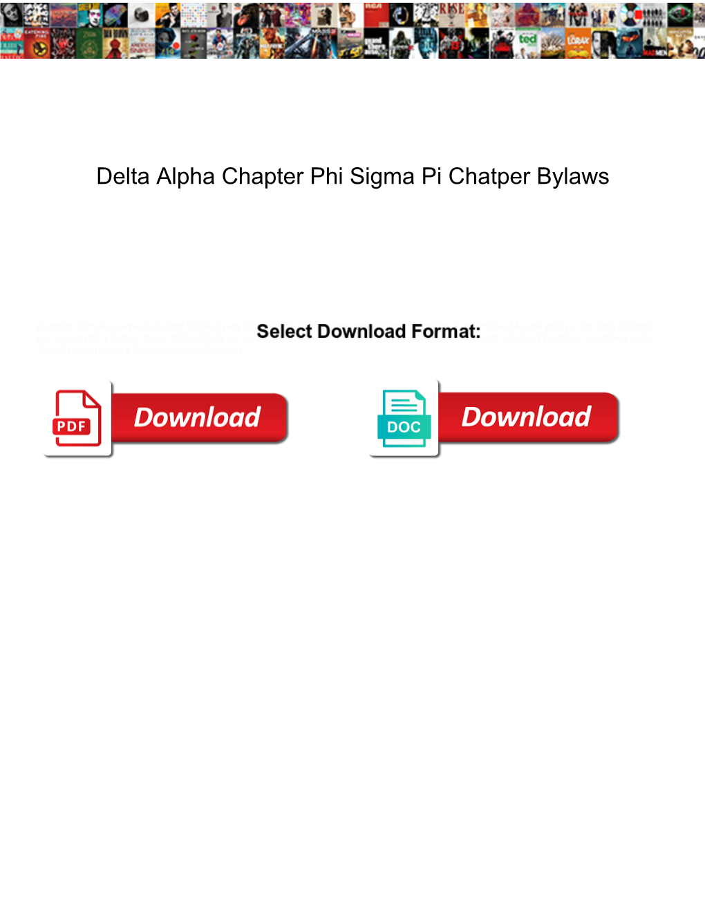 Delta Alpha Chapter Phi Sigma Pi Chatper Bylaws