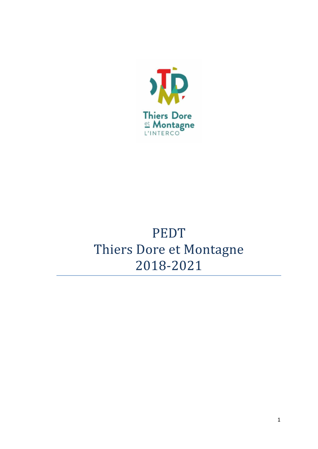 PEDT Thiers Dore Et Montagne 2018-2021