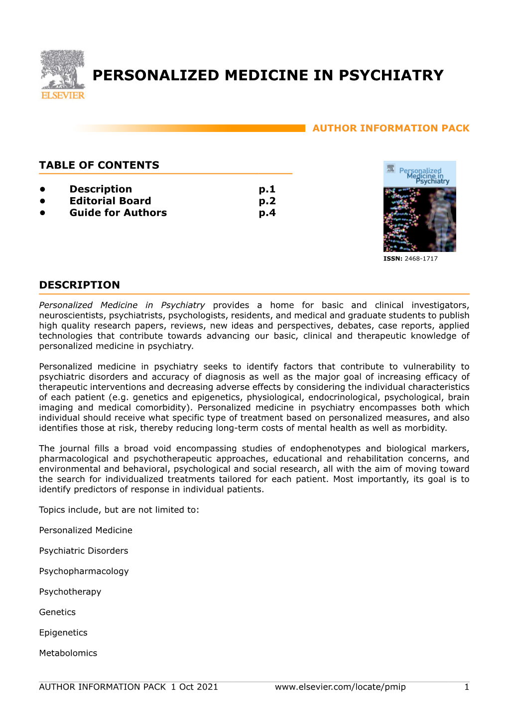 Personalized Medicine in Psychiatry