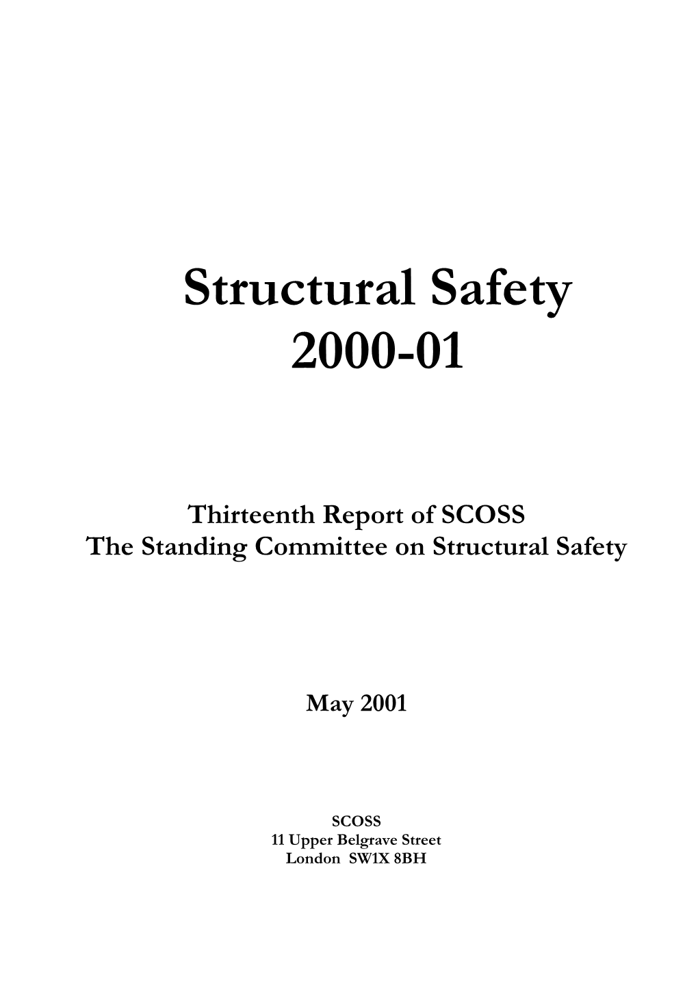 SCOSS Review 2000-01