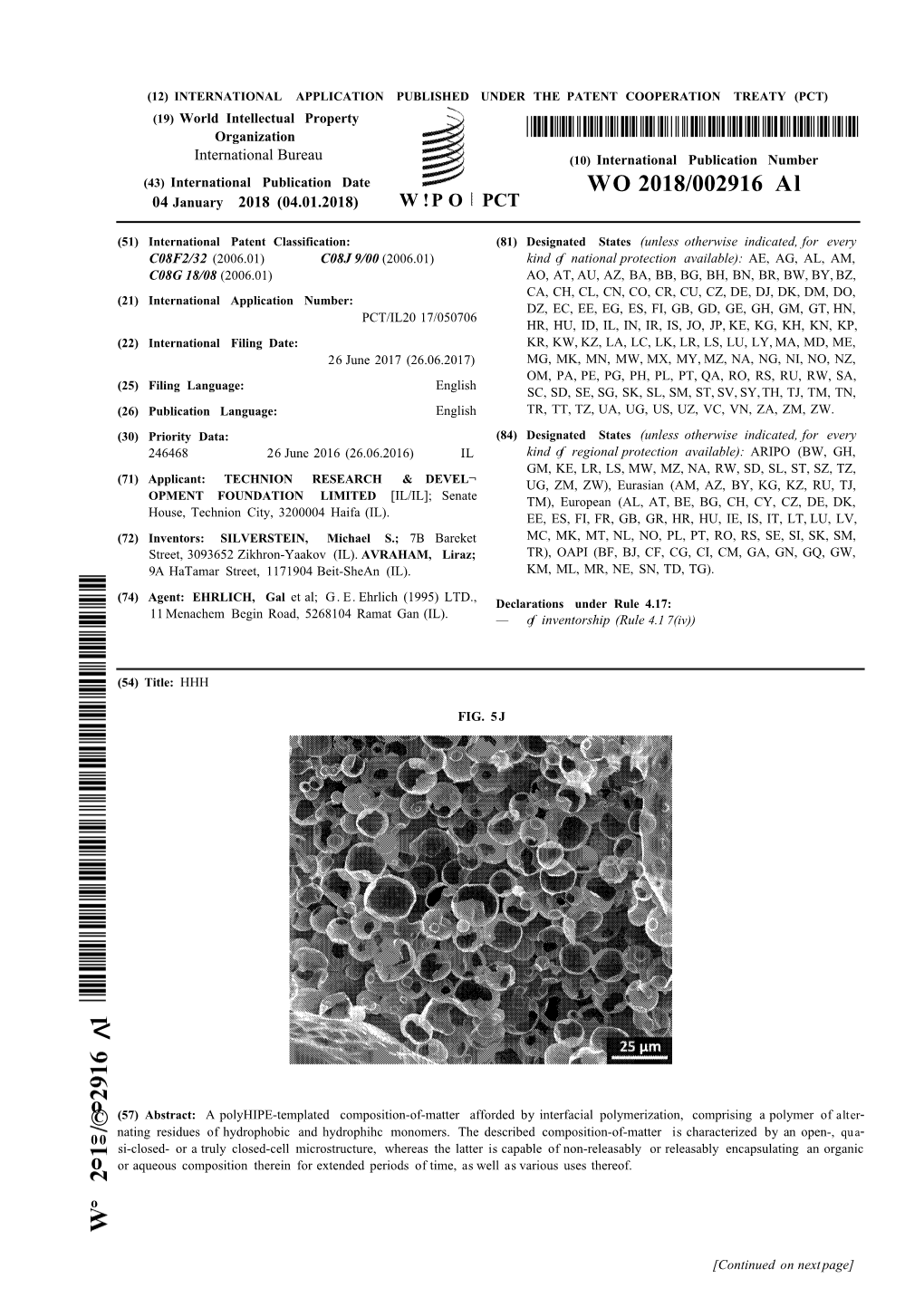 WO 2018/002916 Al O