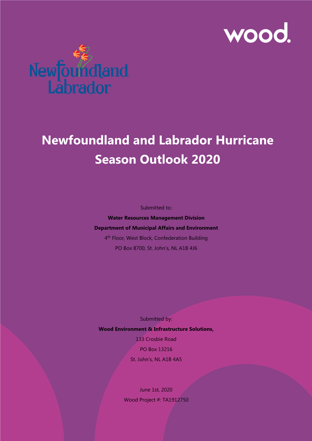Newfoundland and Labrador Hurricane Season Outlook 2020