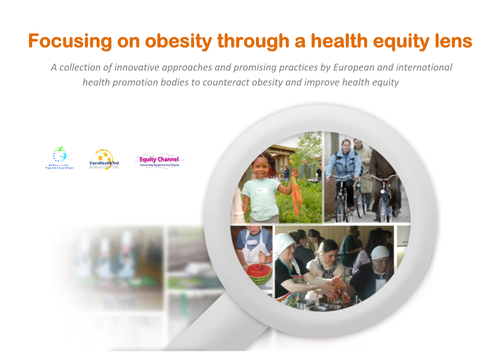 Focusing on Obesity Through a Health Equity Lens