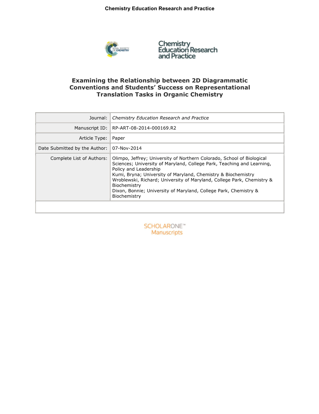 Examining the Relationship Between 2D Diagrammatic Conventions and Students' Success on Representational Translation Tasks In