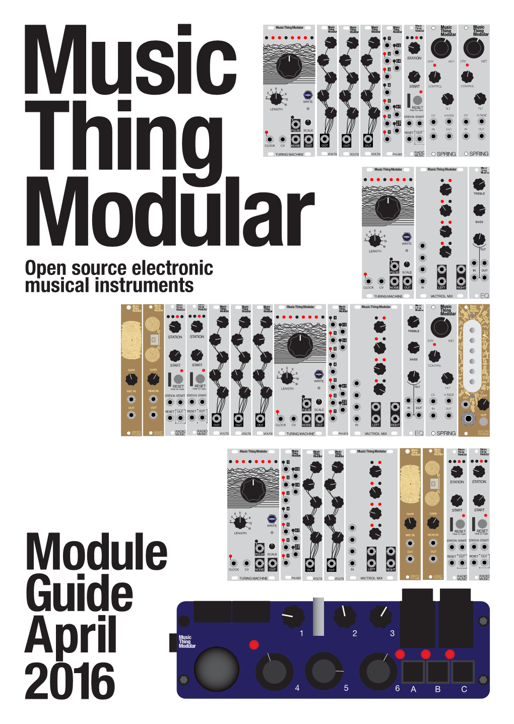 Mikrophonie Modular Modular Modular Modular Mikrophoniemo Disu Lar Microphone Preampmodula R with a Piezo Contact Mic Built Into the Panel