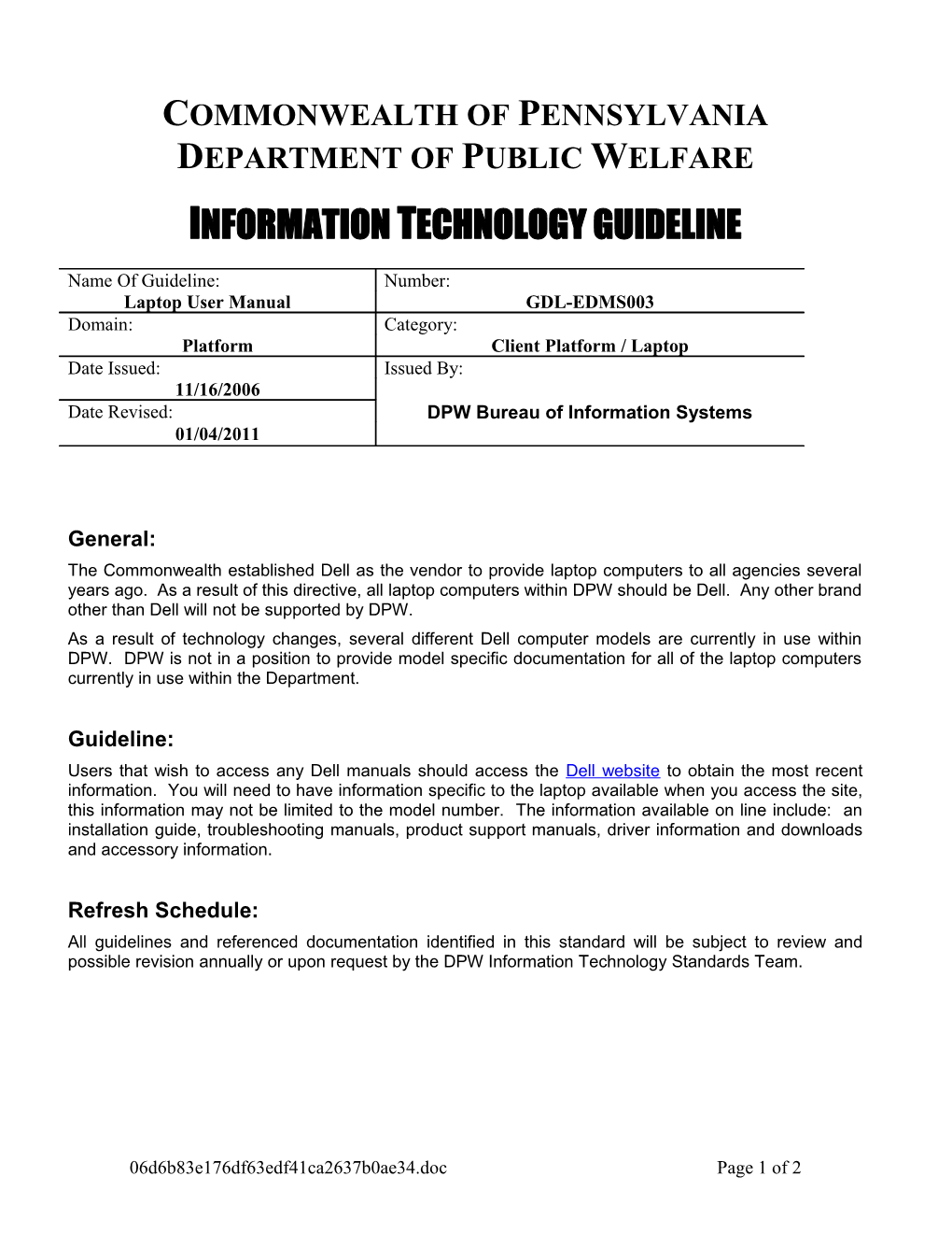 Laptop User Manual