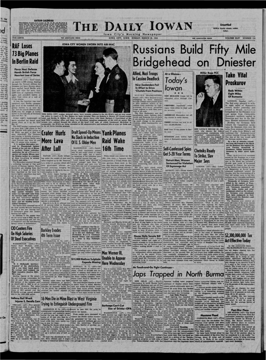Daily Iowan (Iowa City, Iowa), 1944-03-26