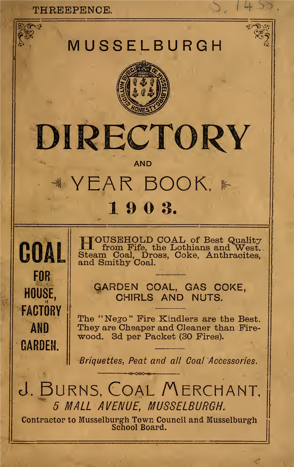 Musselburgh Directory and Year Book