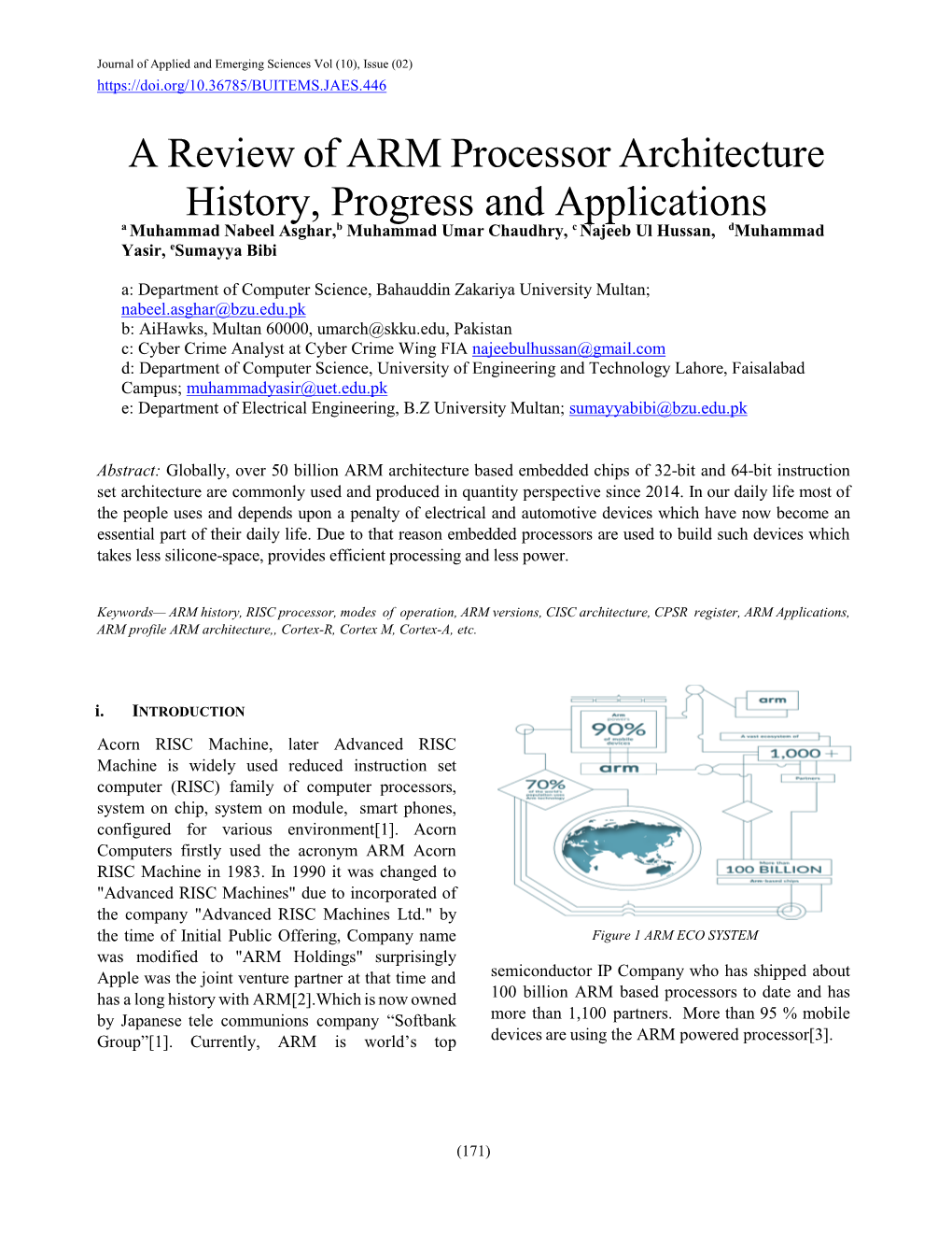 A Review of ARM Processor Architecture History, Progress And