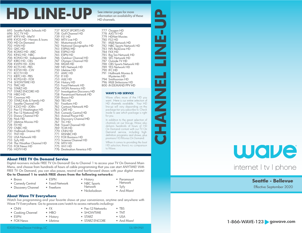 Cha N N El Lin E-U P Hd Line-Up