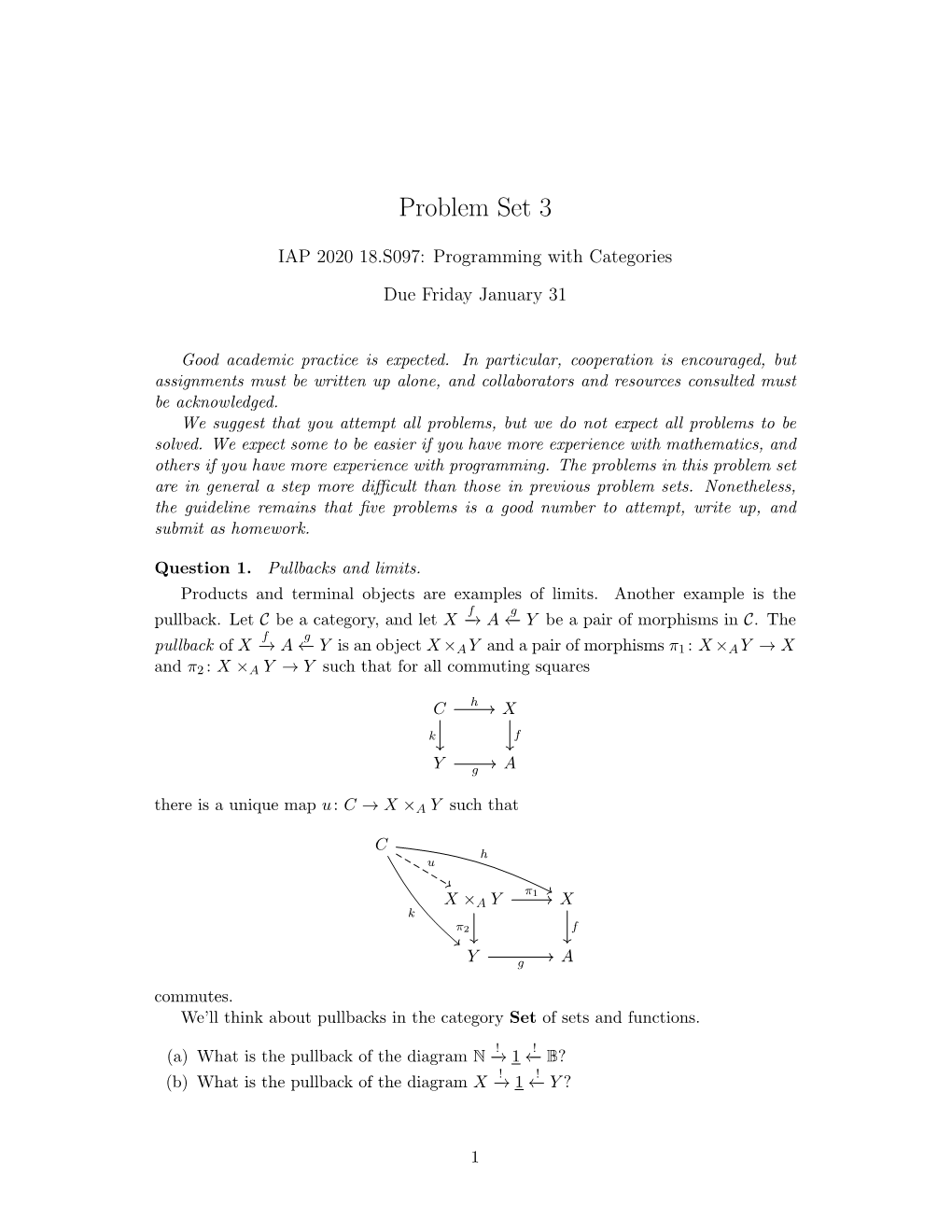 Problem Set 3