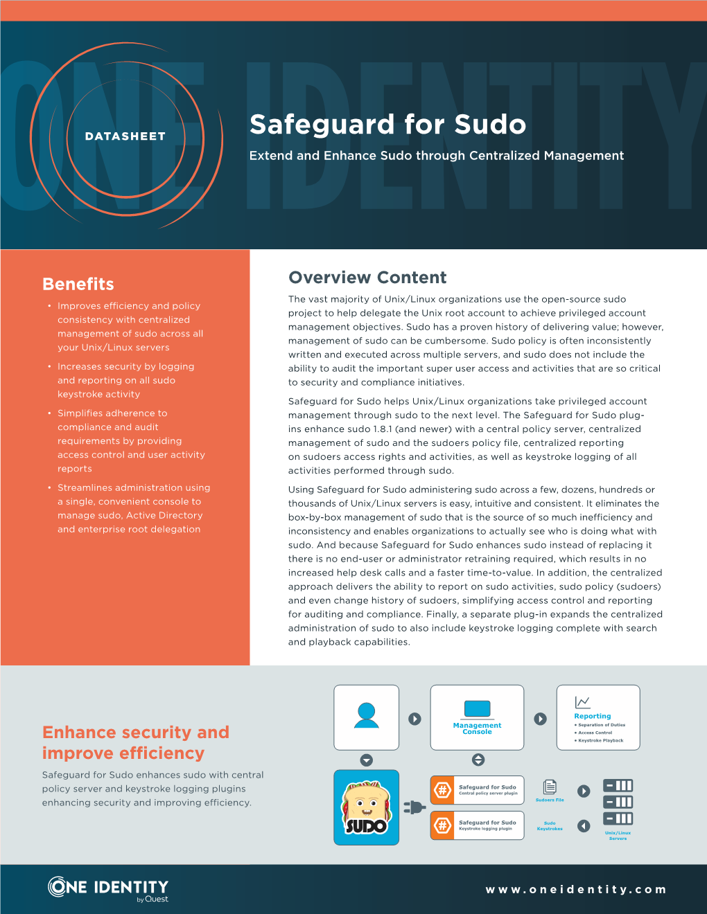 One Identity Safeguard for Sudo