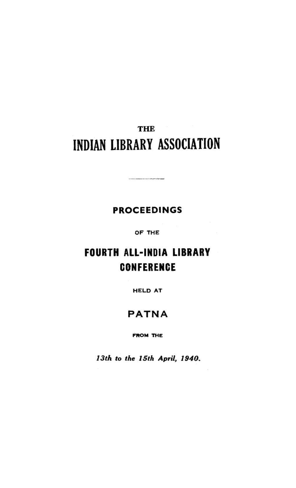 Indian Library Association