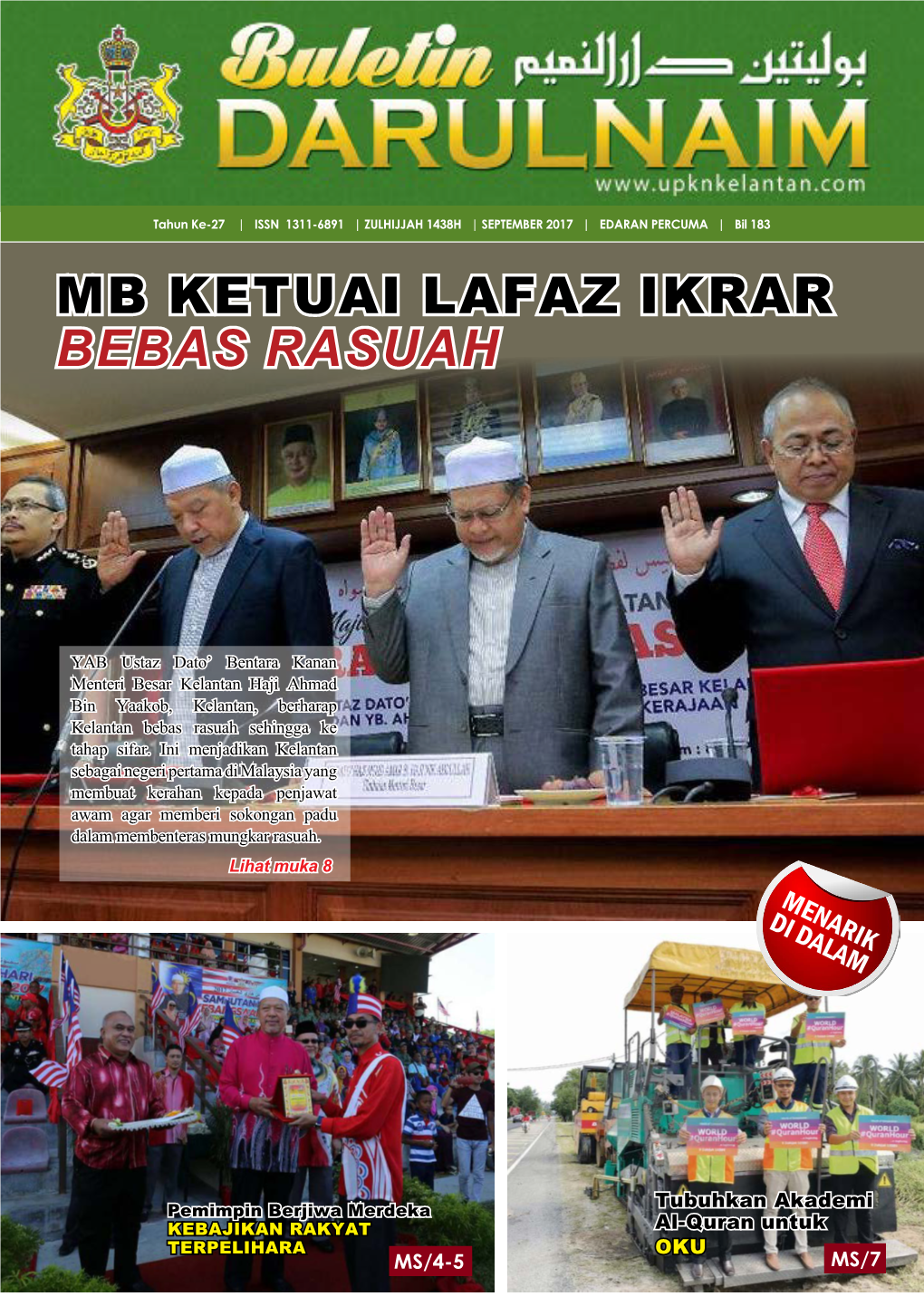 Buletin Darulnaim Edisi September 2017