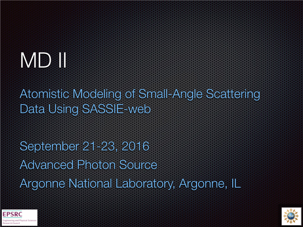 Atomistic Modeling of Small-Angle Scattering Data Using SASSIE-Web