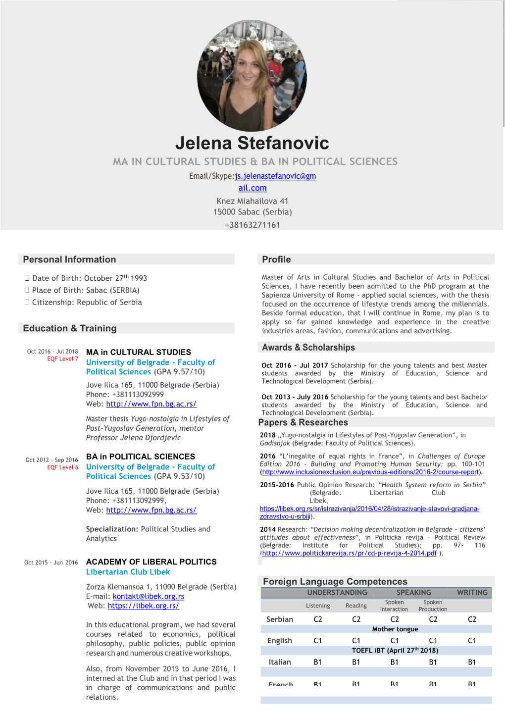 CV Jelena STEFANOVIC.Pdf