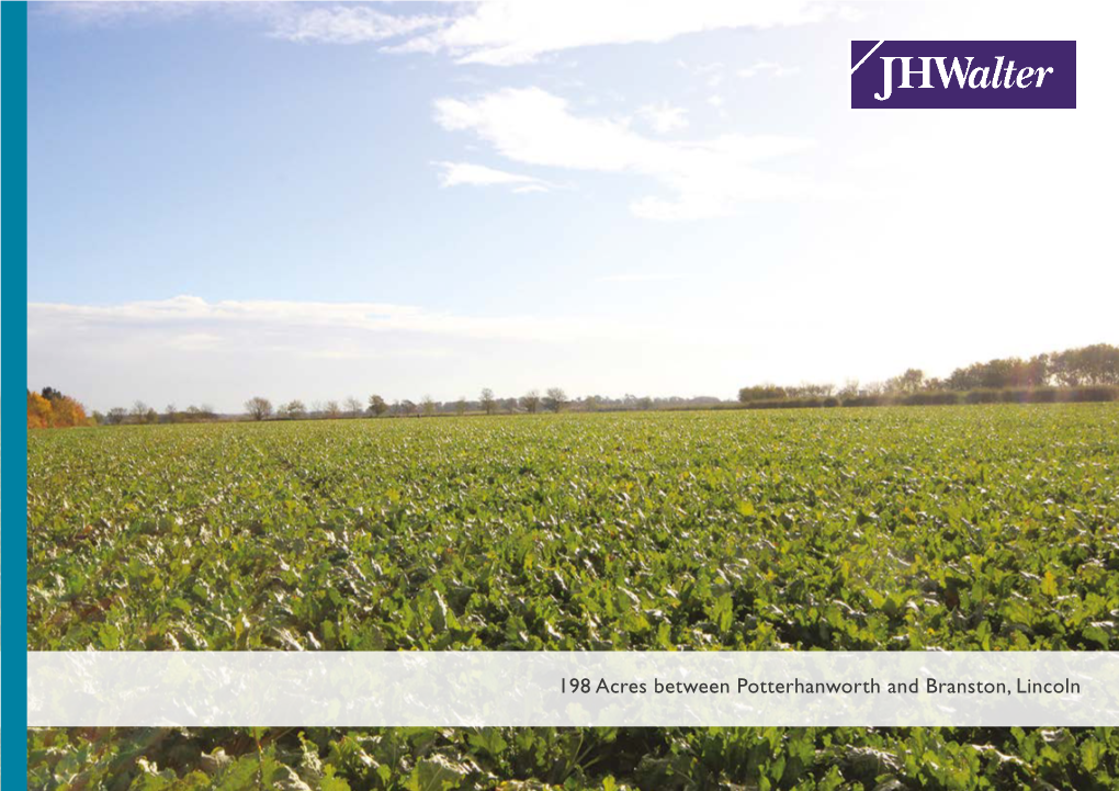 198 Acres Between Potterhanworth and Branston, Lincoln for Sale by Contractually Binding Formal Tender