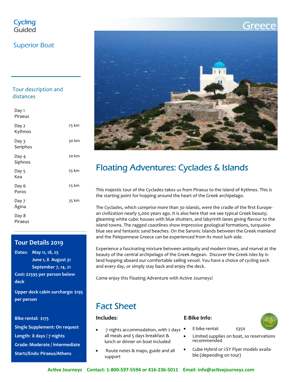 Floating Adventure GR Cyclades and Saronic Islands