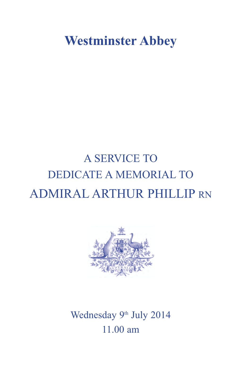 Admiral Arthur Phillip Rn