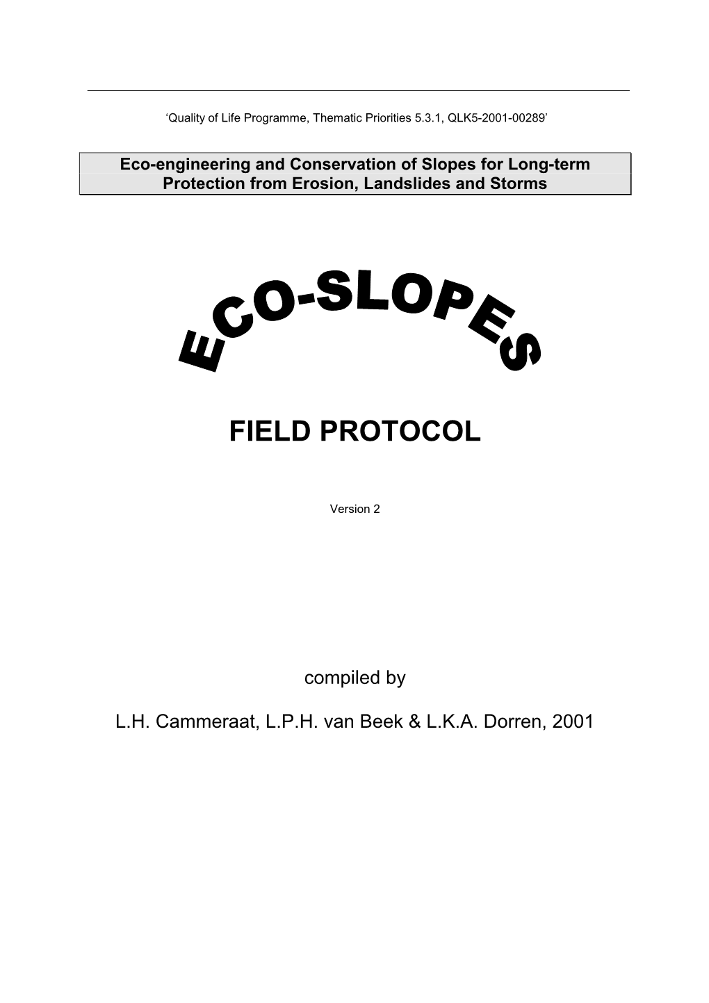 Field Protocol