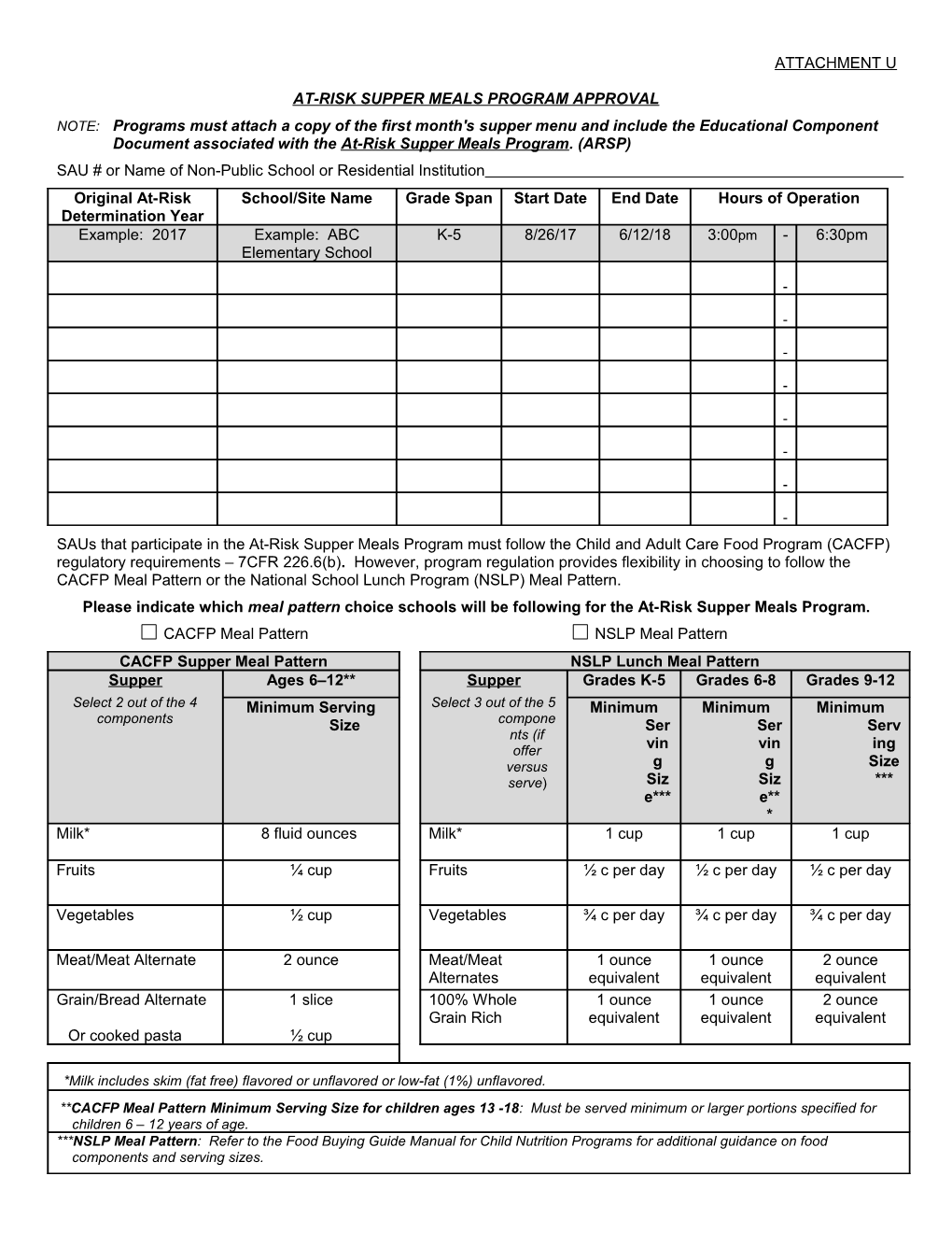 Snack Amendment to the 1998 National School Lunch Program