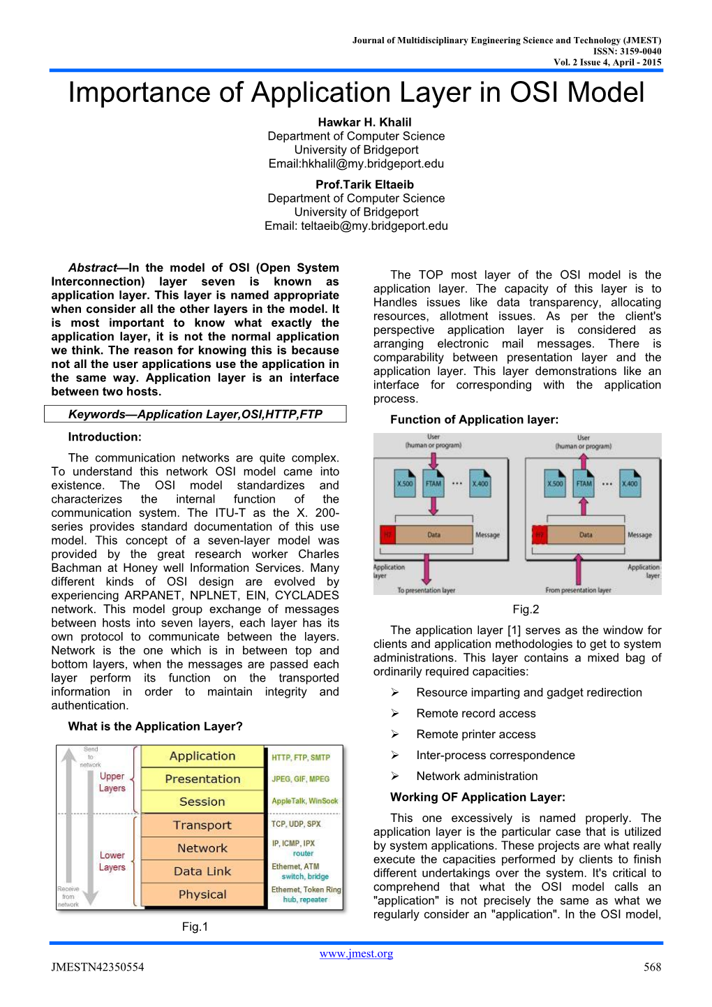 Importance of Application Layer in OSI Model Hawkar H