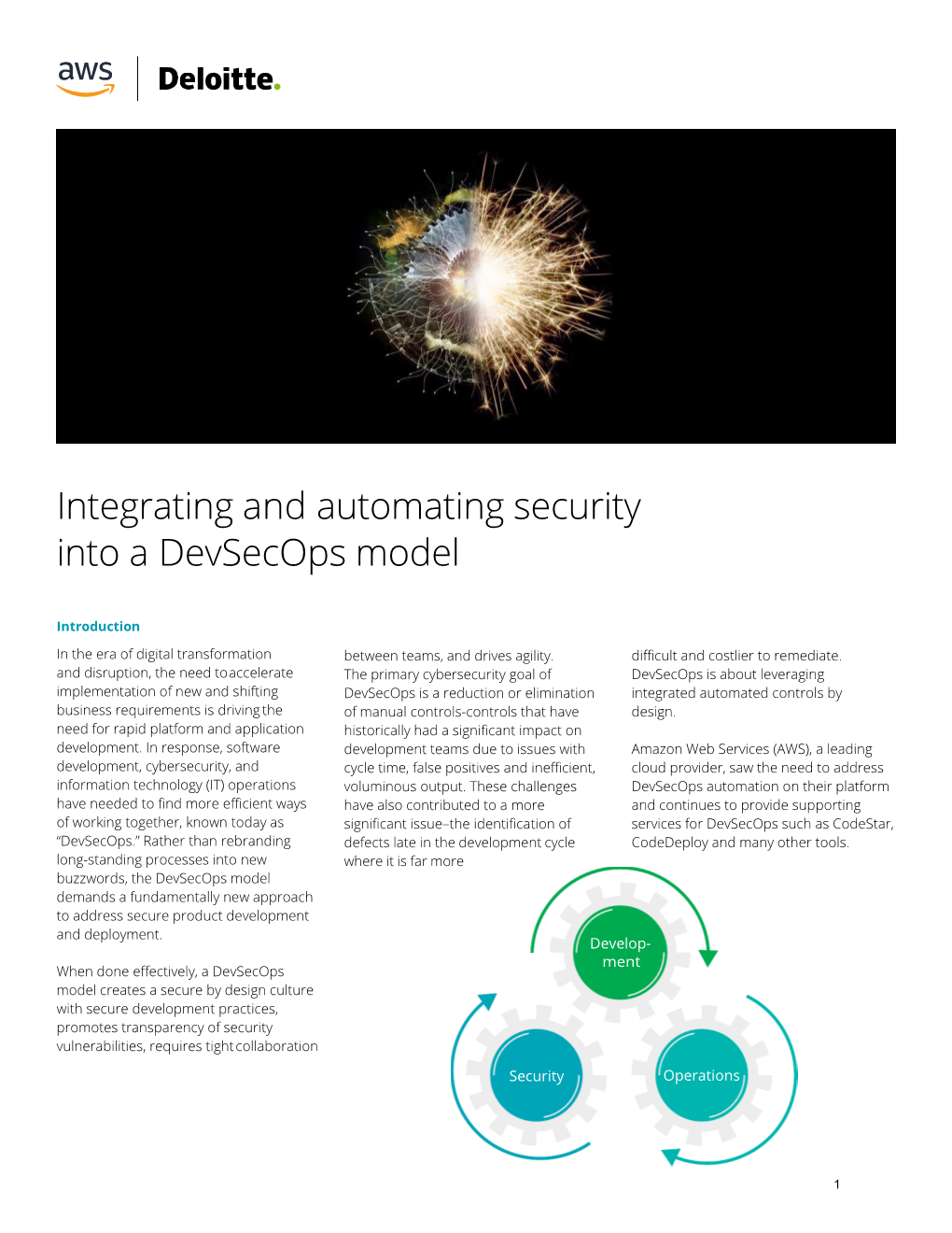 Integrating and Automating Security Into a Devsecops Model