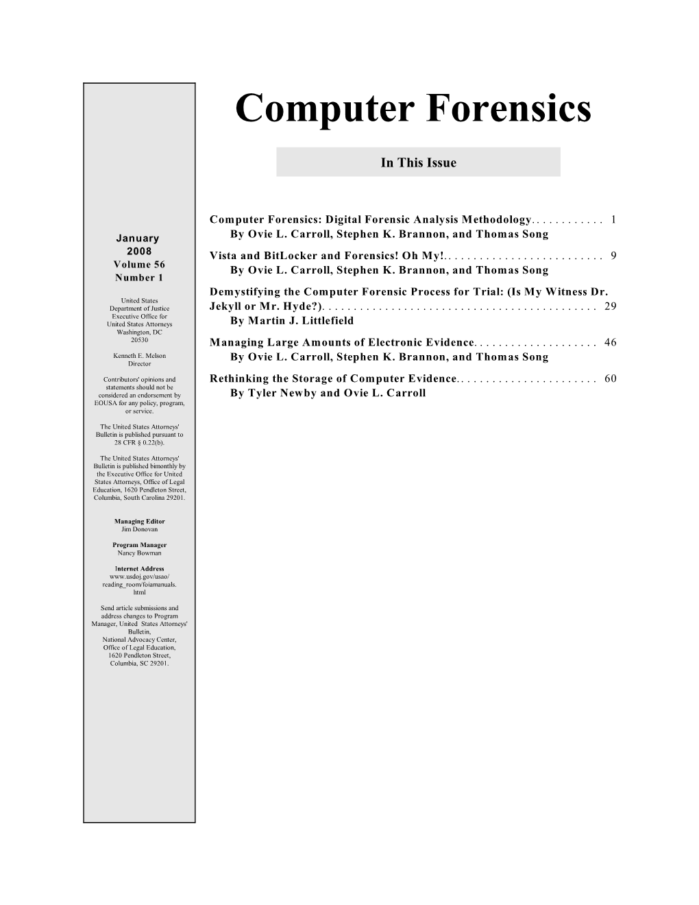 Computer Forensics