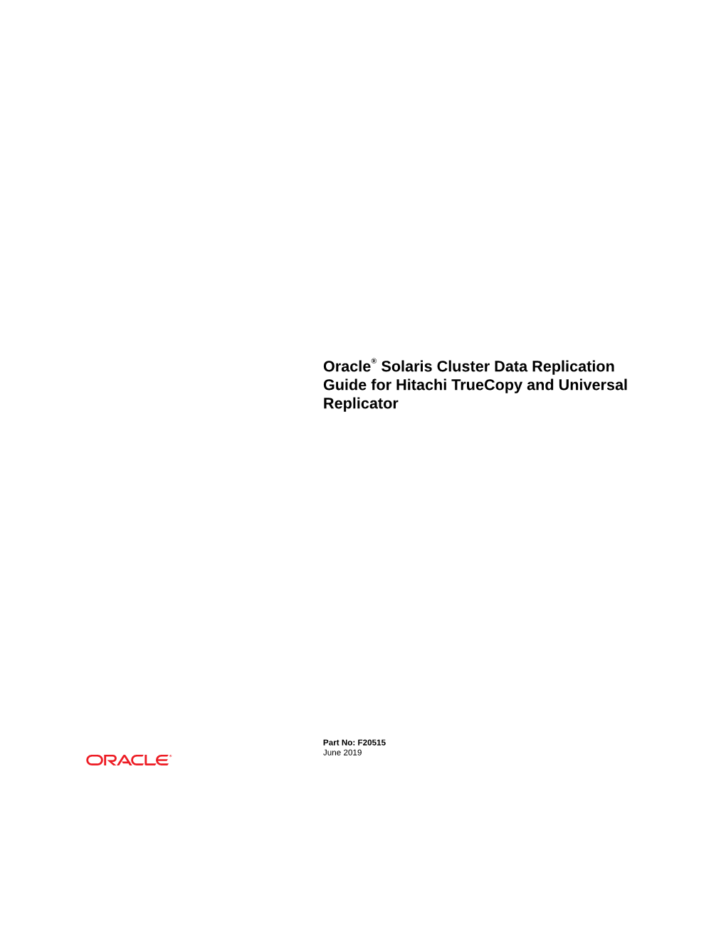 Oracle® Solaris Cluster Data Replication Guide for Hitachi