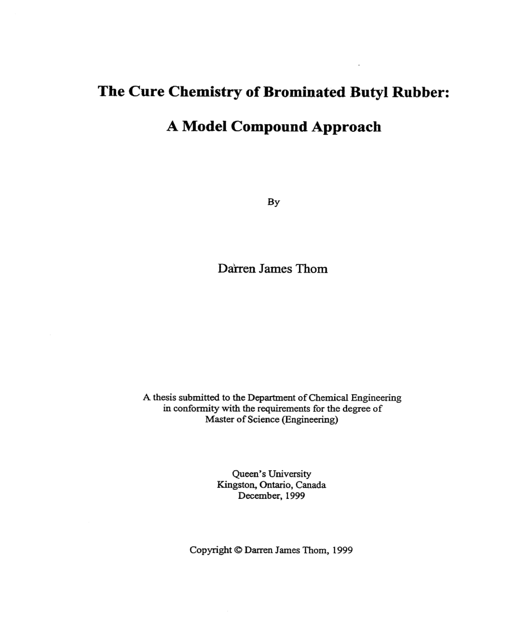 The Cure Chemistry of Brominated Butyl Rubber