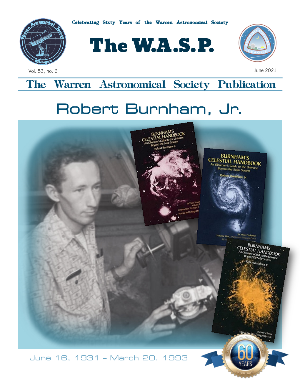 June 2021 the Warren Astronomical Society Publication