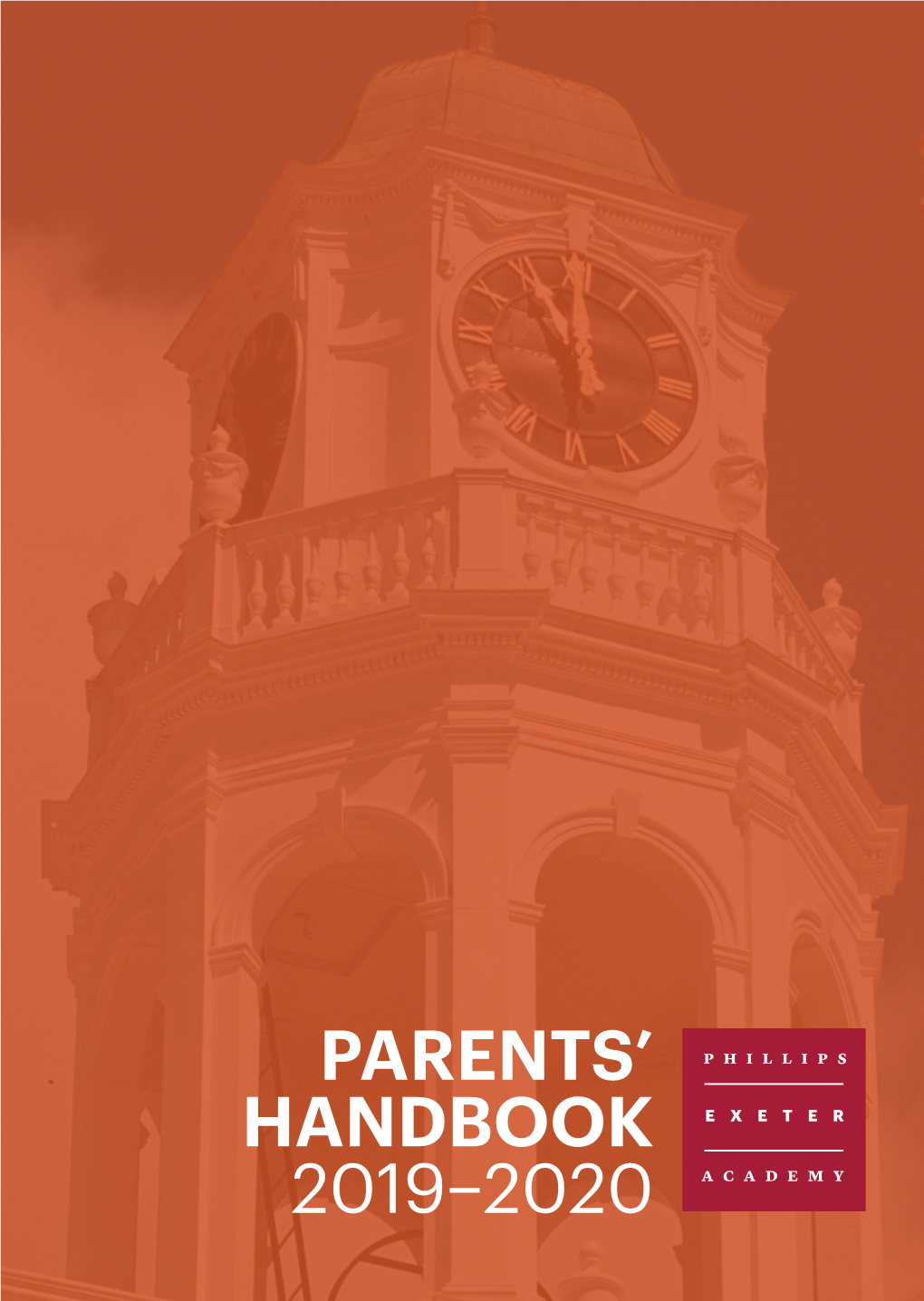 Phillips Exeter Academy Parents' Handbook 2019-20