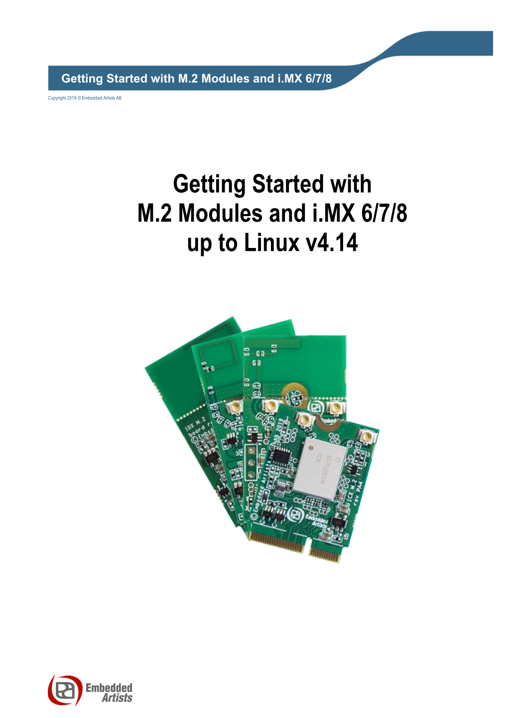 Getting Started with M.2 Modules and I.MX 6/7/8 up to Linux V4.14