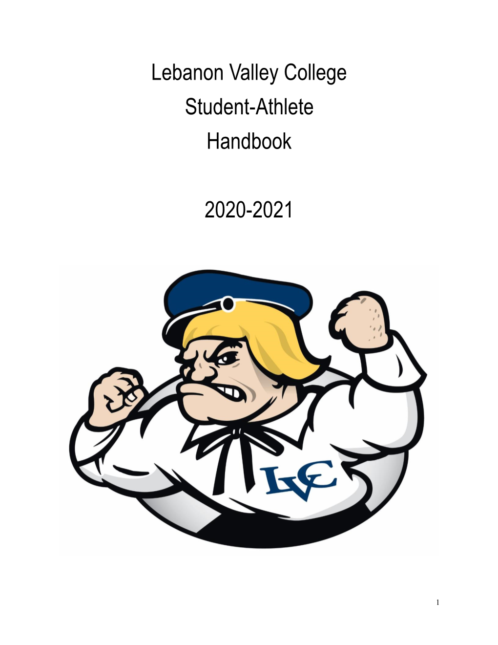 Lebanon Valley College Student-Athlete Handbook 2020