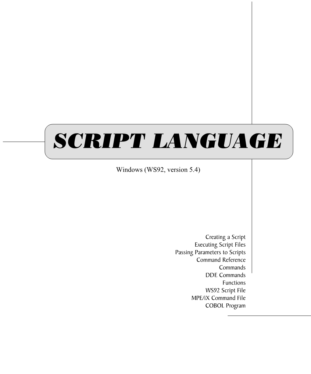 Script Language