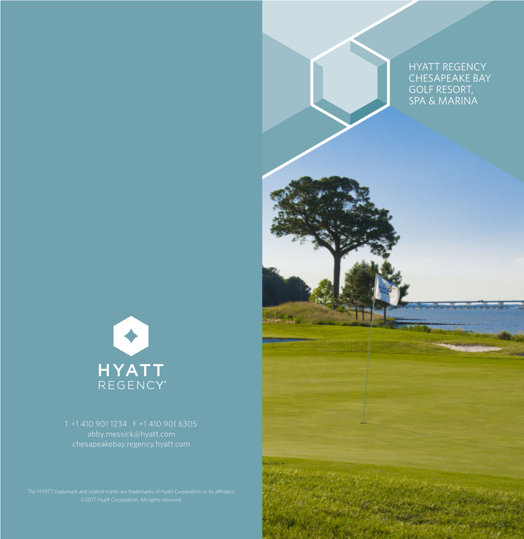 Hyatt Regency Chesapeake Bay Golf Resort, Spa & Marina