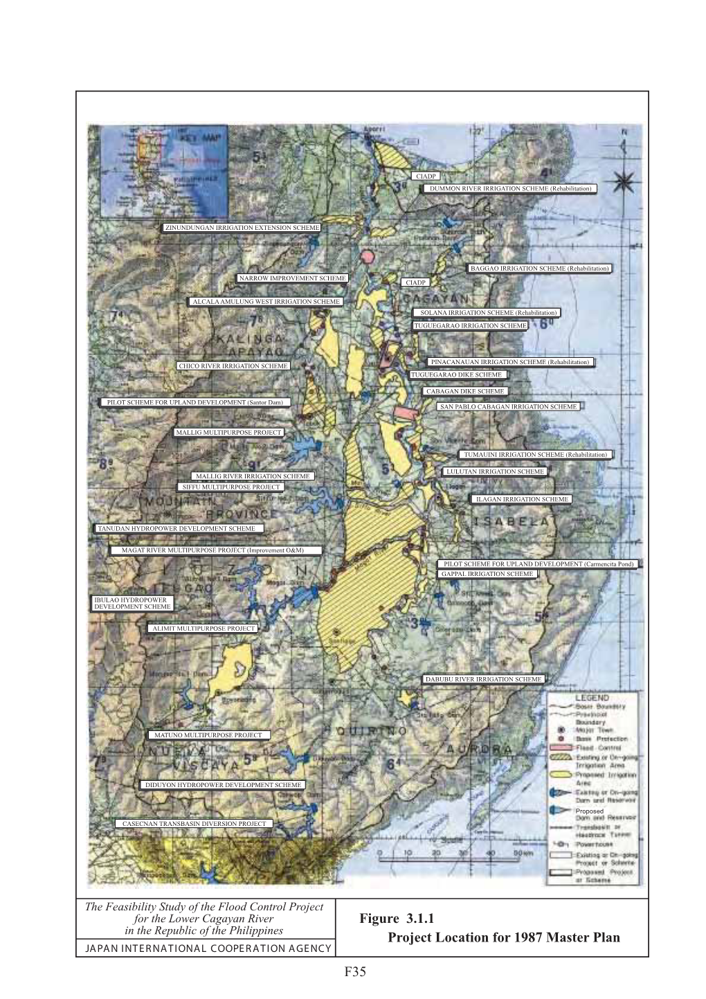 F35 Figure 3.1.1 Project Location for 1987 Master Plan