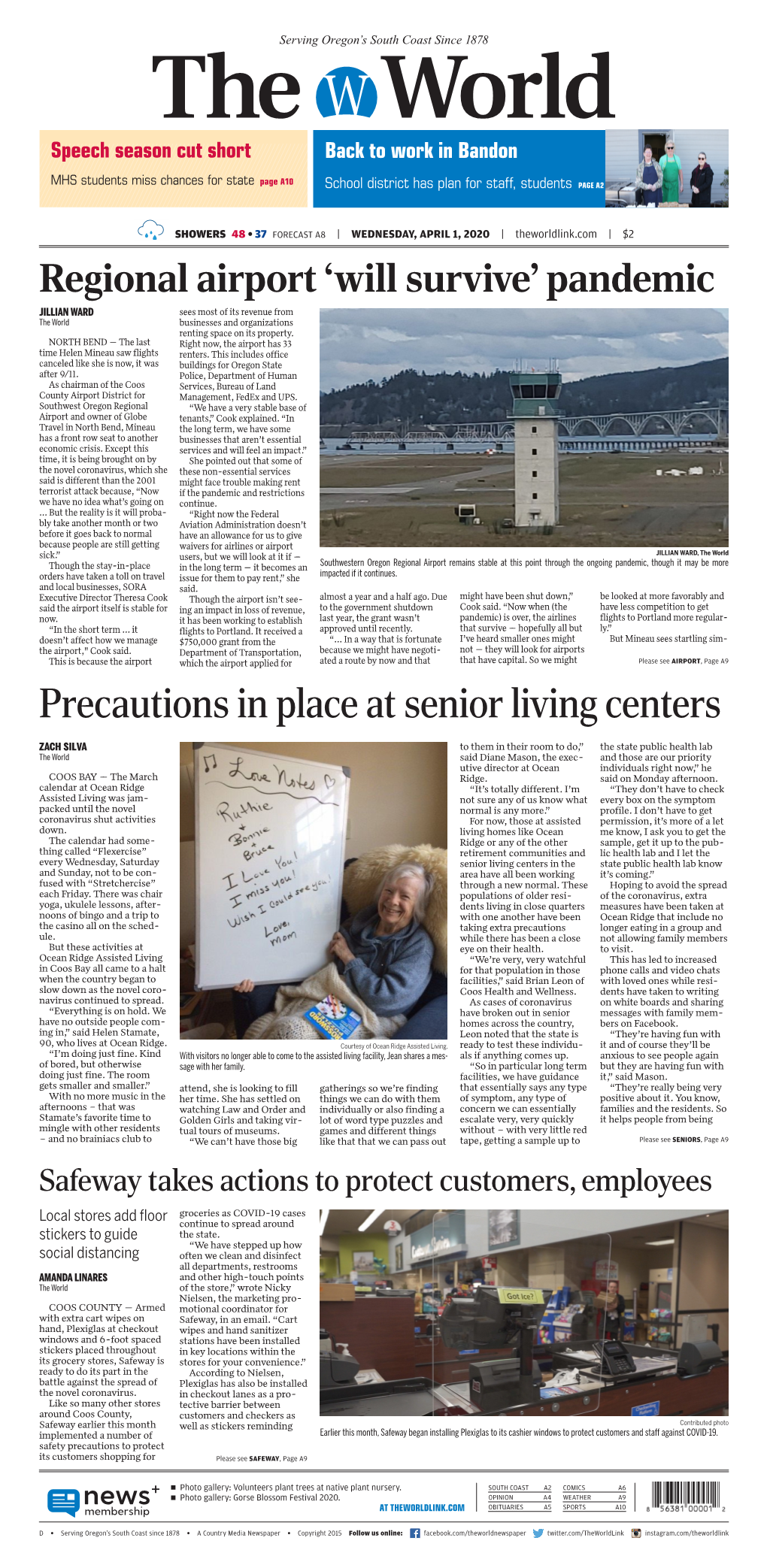 Precautions in Place at Senior Living Centers