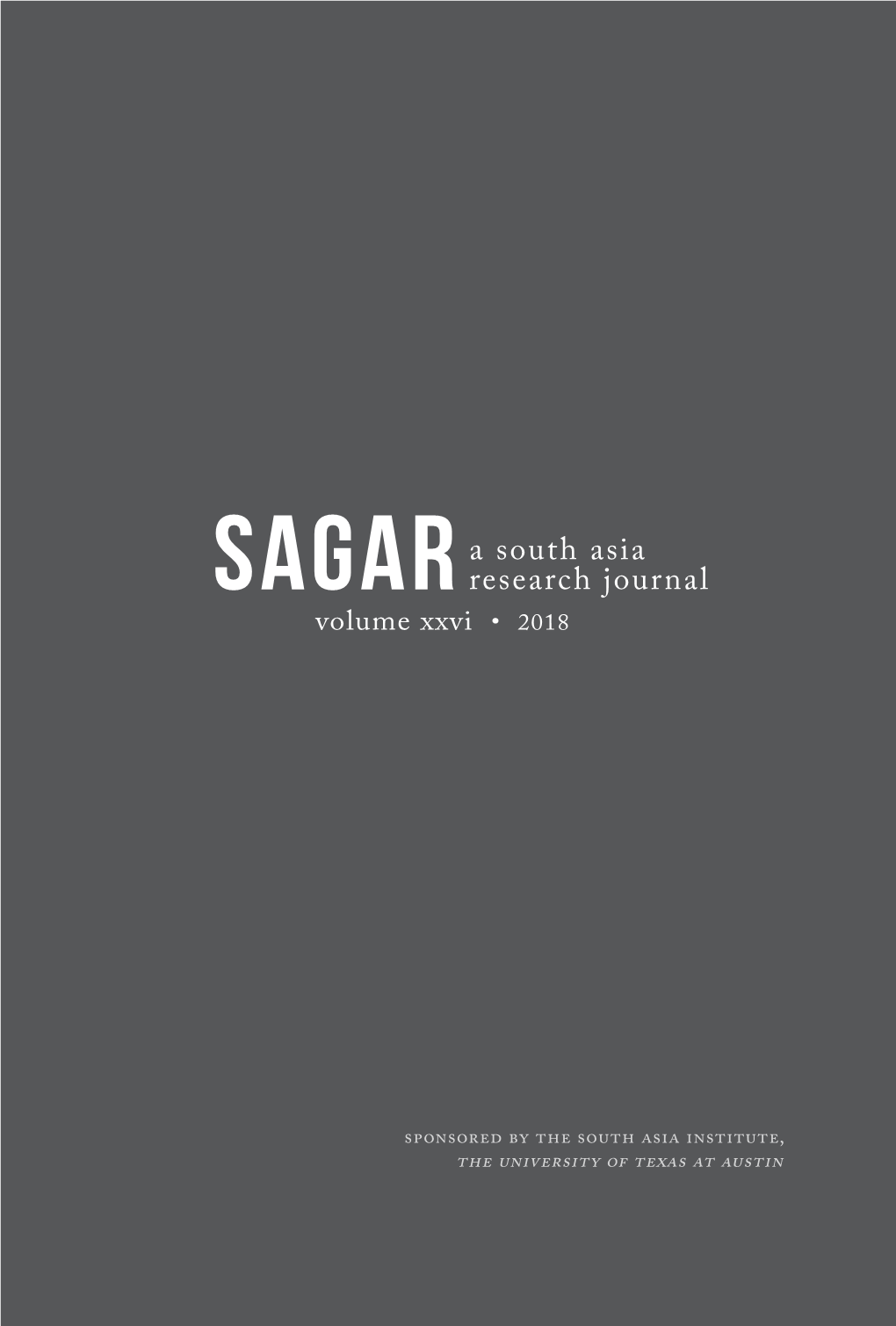 Sagara South Asia Research Journal
