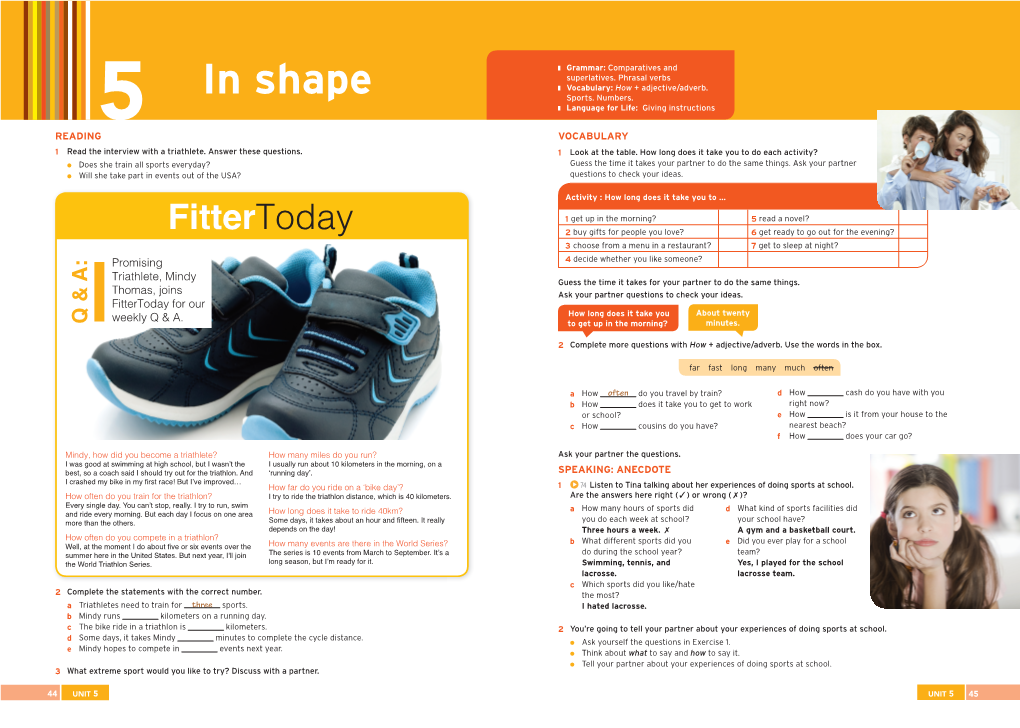 In Shape Vocabulary: How + Adjective/Adverb