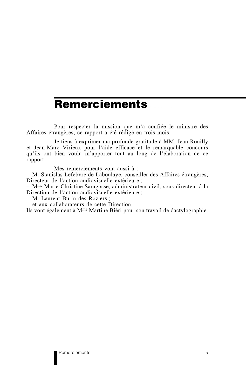 Remerciementsremerciements