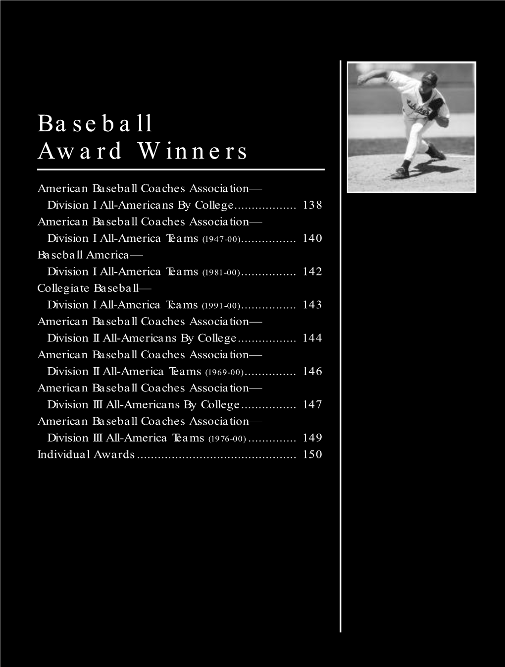 2001 NCAA Baseball and Softball Records Book