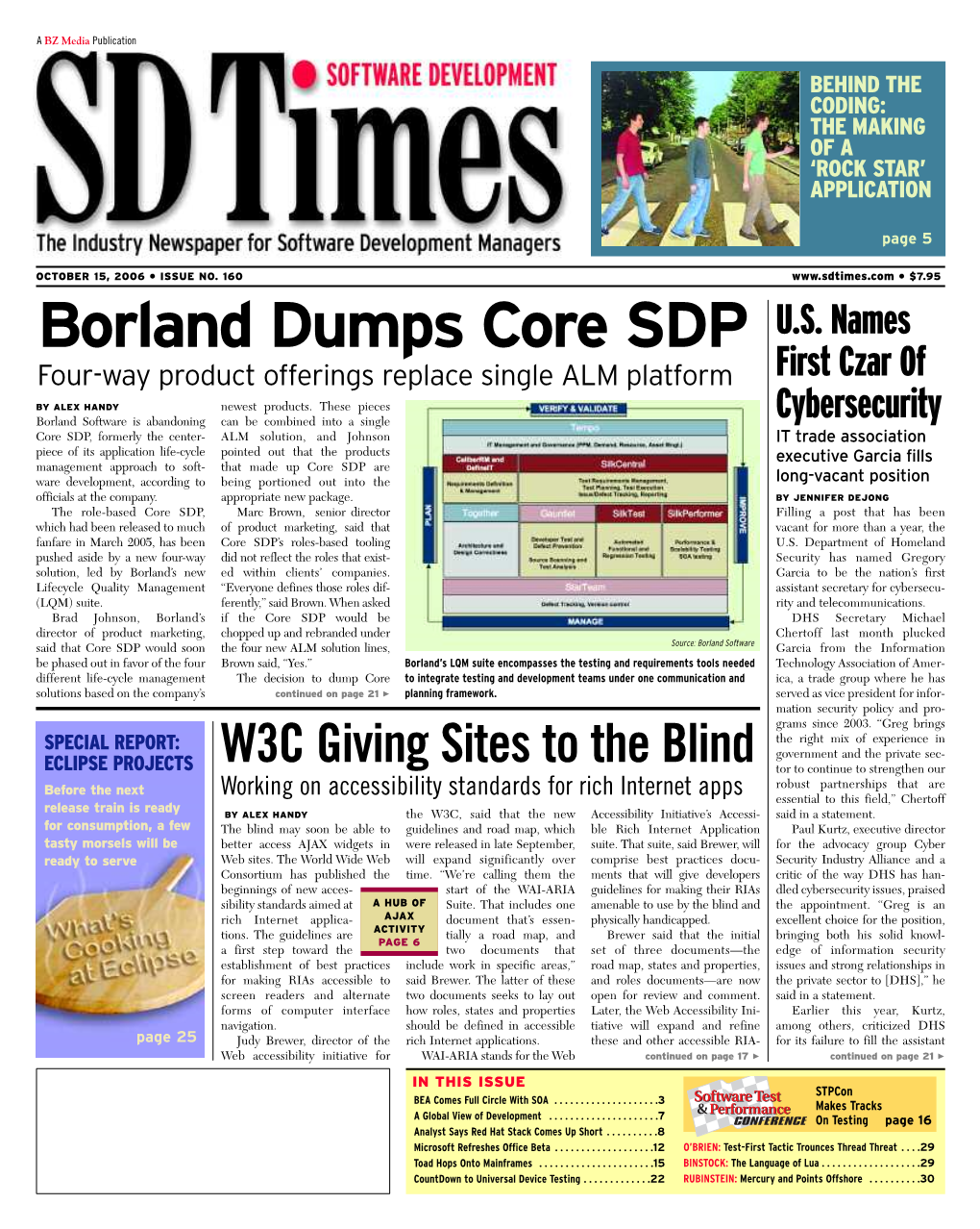 Borland Dumps Core SDP U.S