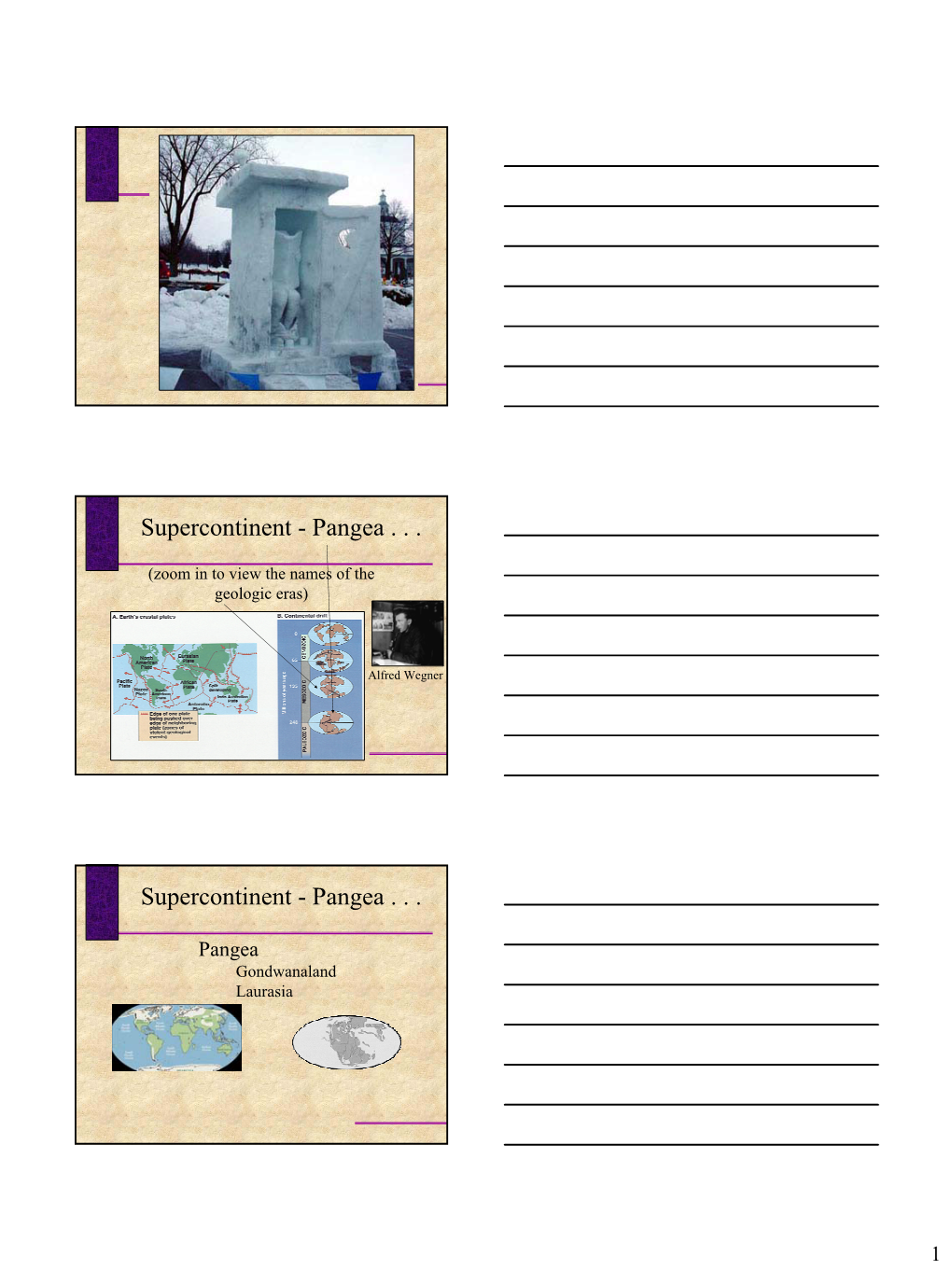 Supercontinent - Pangea