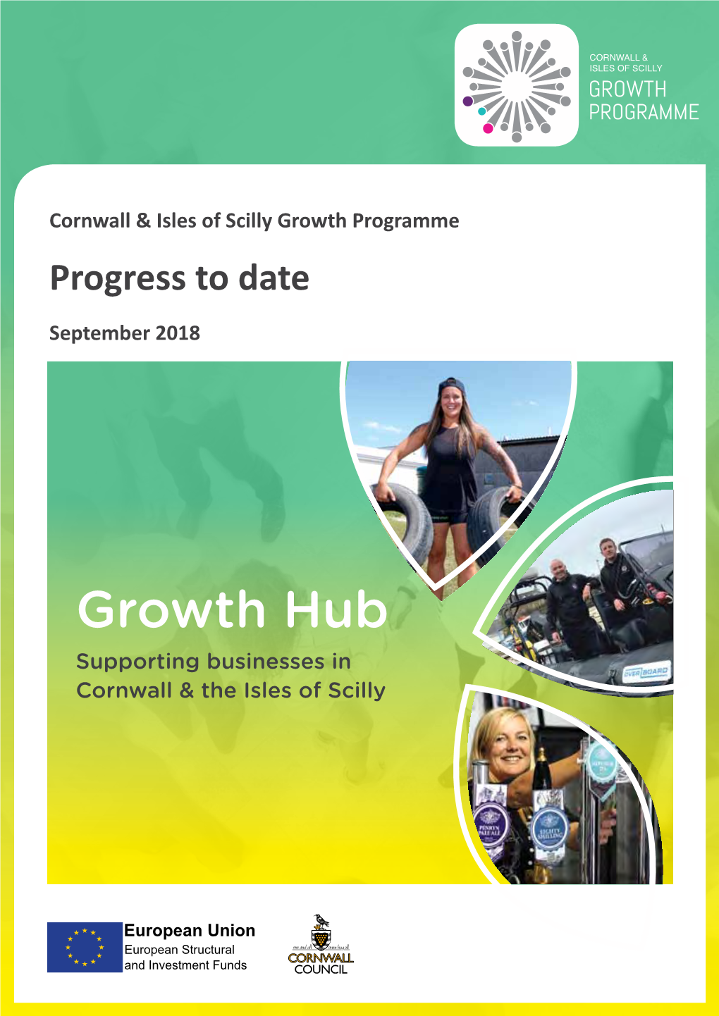Growth Programme Progress to Date