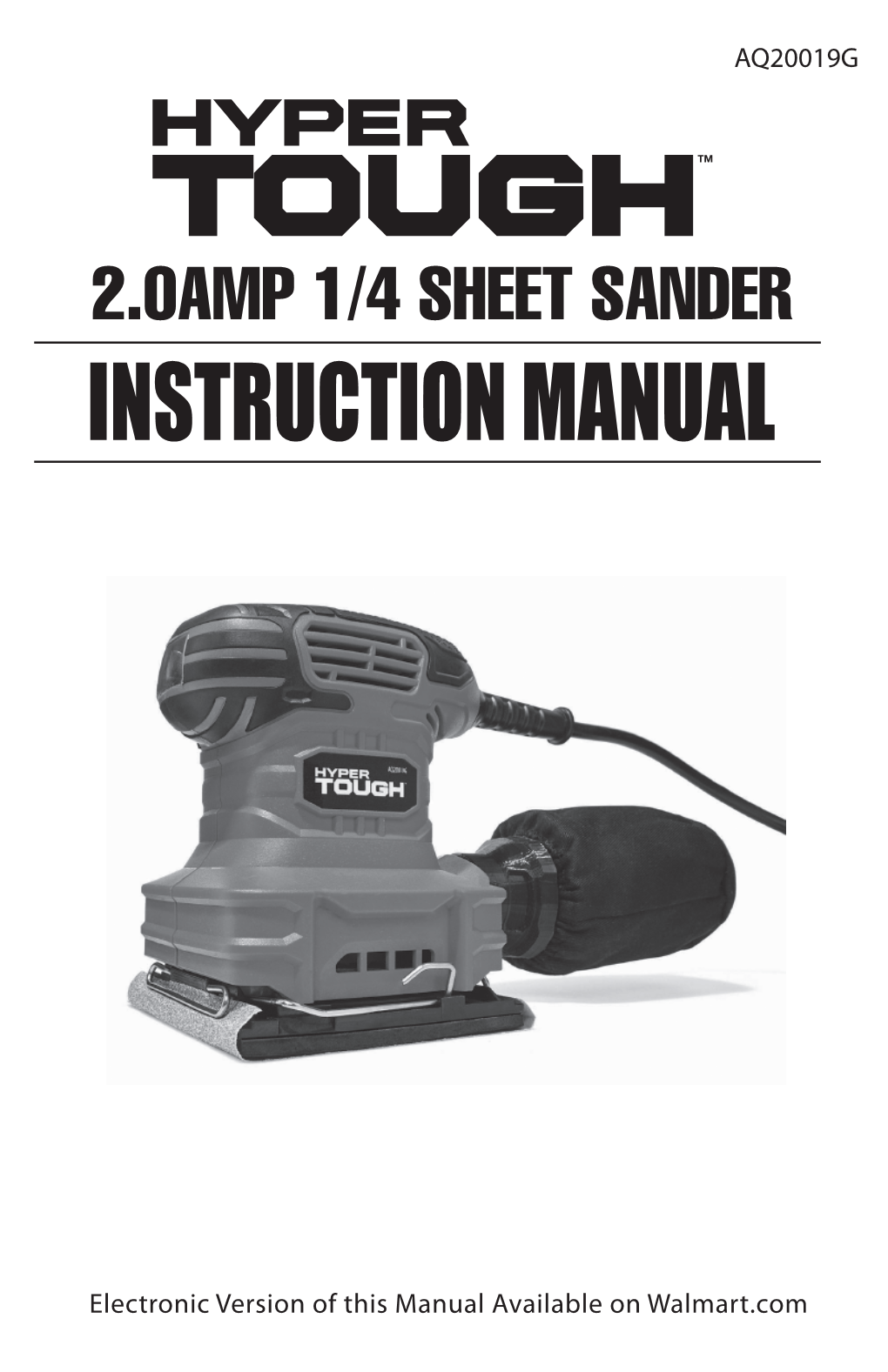 2.0Amp 1/4 Sheet Sander