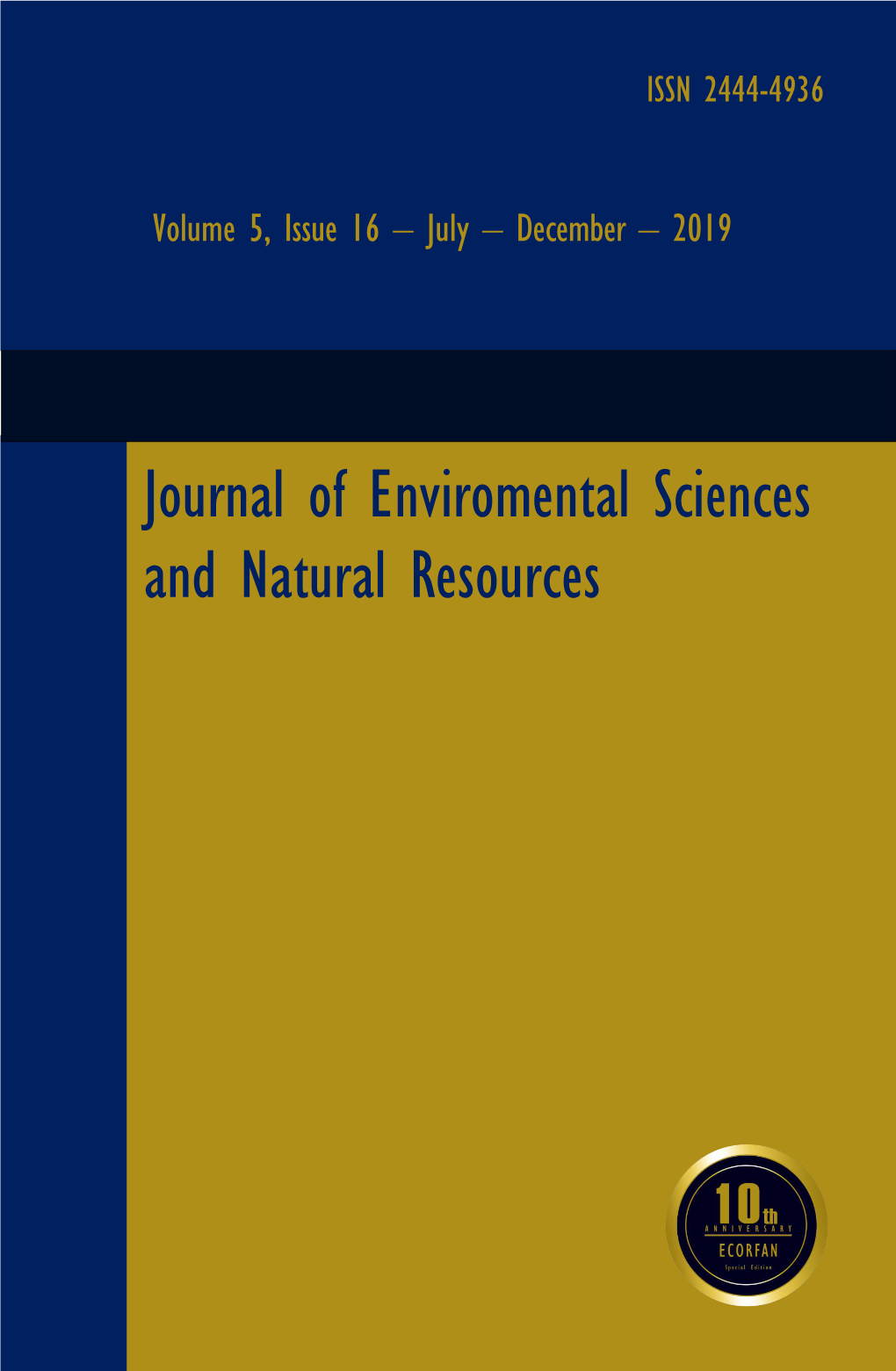 Journal of Enviromental Sciences and Natural Resources