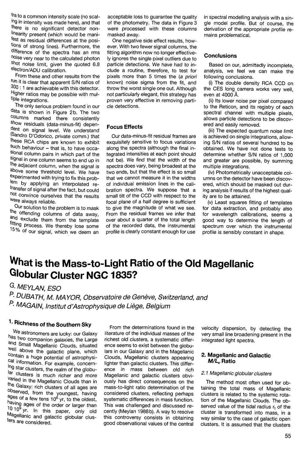 Nhat Is the Mass-To-Light Ratio of the Old Magellanic Globular Cluster NGC 1835? G